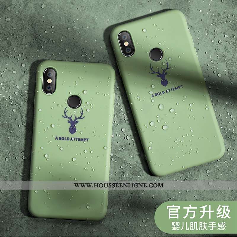 Housse Xiaomi Mi Max 3 Légère Fluide Doux Coque Bulle Ours Silicone Protection Violet
