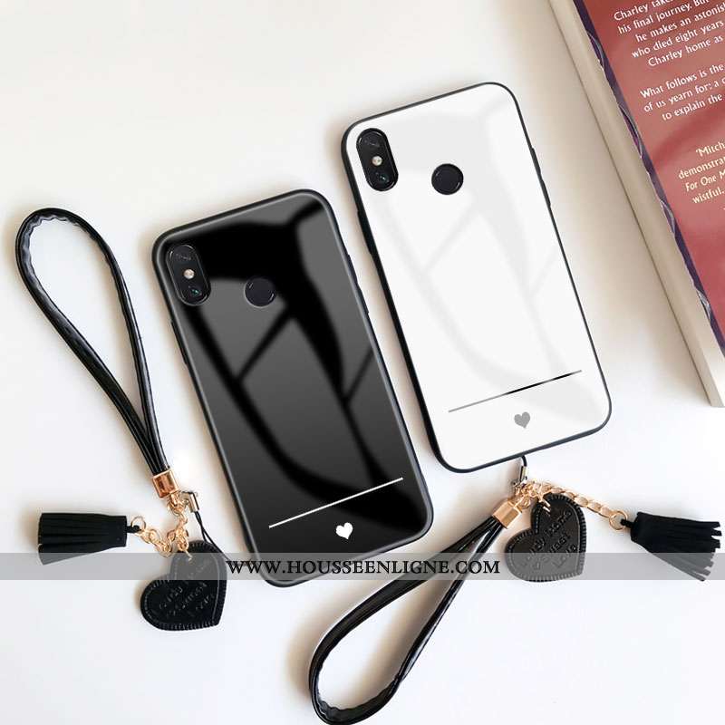 Housse Xiaomi Mi Max 3 Personnalité Créatif Coque Étui Silicone Amour Tout Compris Noir