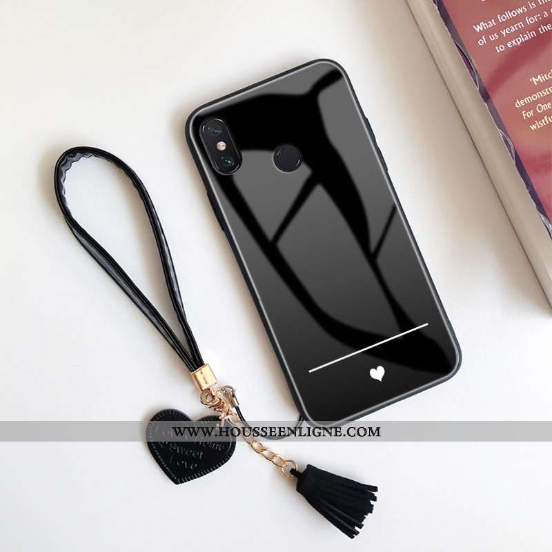 Housse Xiaomi Mi Max 3 Personnalité Créatif Coque Étui Silicone Amour Tout Compris Noir
