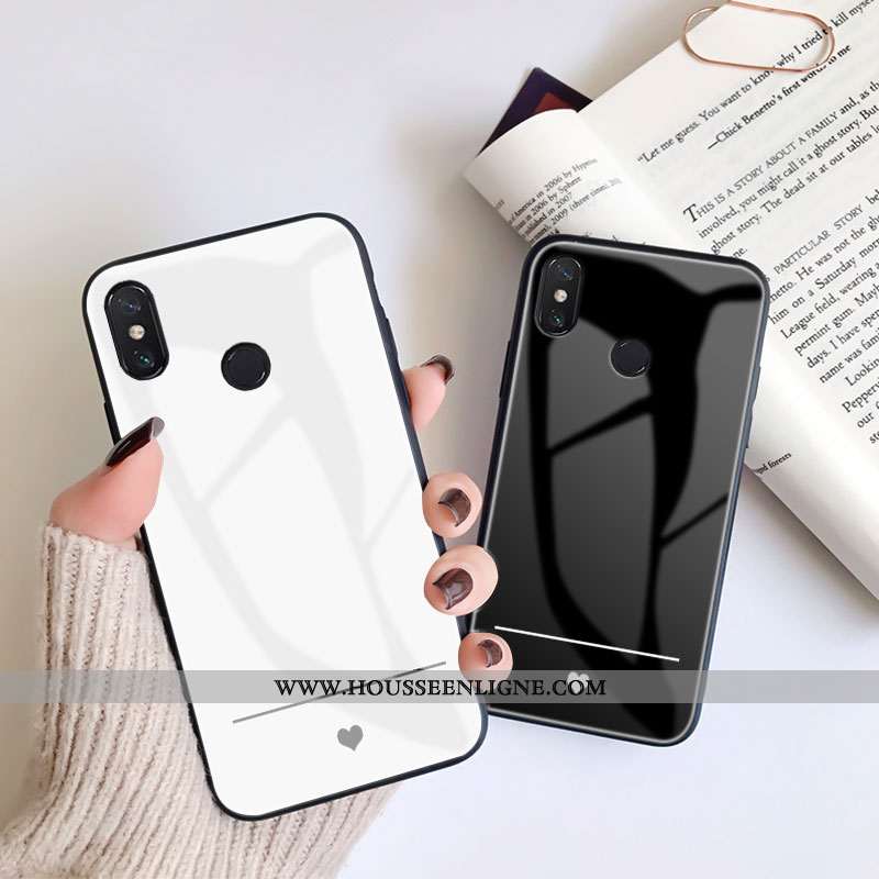 Housse Xiaomi Mi Max 3 Personnalité Créatif Coque Étui Silicone Amour Tout Compris Noir