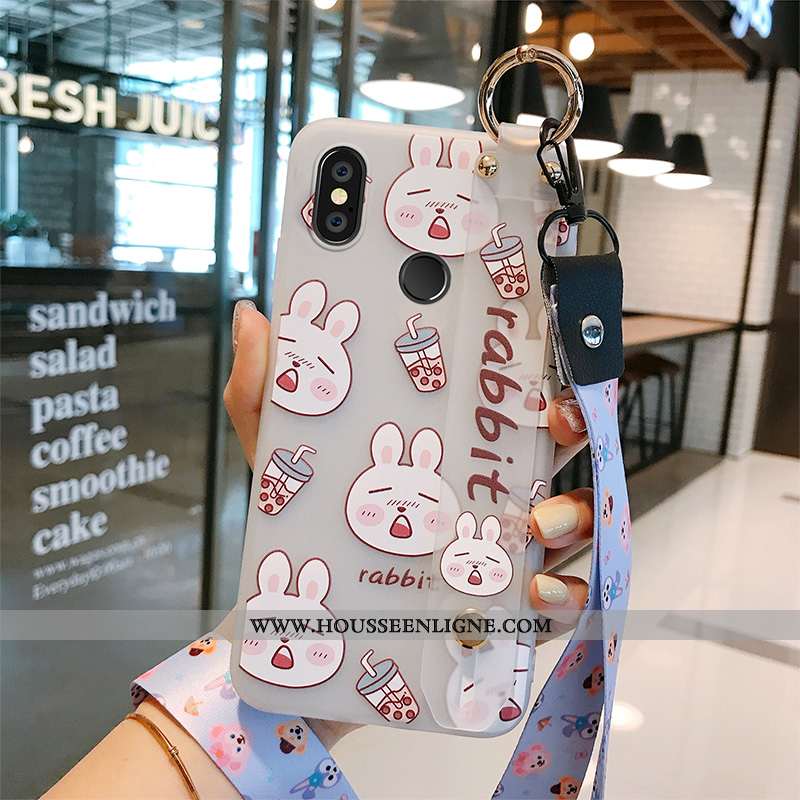 Housse Xiaomi Mi Max 3 Personnalité Créatif Incassable Jaune Coque Téléphone Portable Lapin