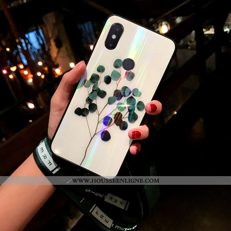 Housse Xiaomi Mi Max 3 Personnalité Créatif Incassable Étui Coque Tendance Frais Blanche