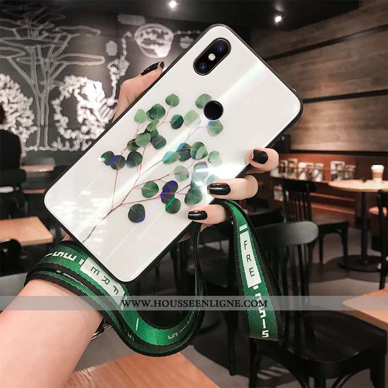 Housse Xiaomi Mi Max 3 Personnalité Créatif Incassable Étui Coque Tendance Frais Blanche