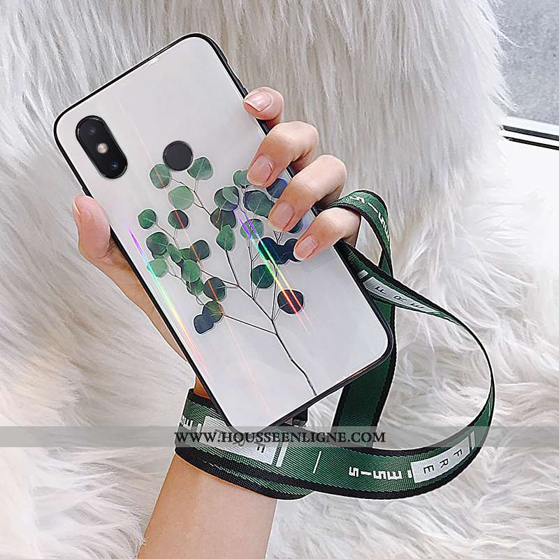 Housse Xiaomi Mi Max 3 Personnalité Créatif Incassable Étui Coque Tendance Frais Blanche