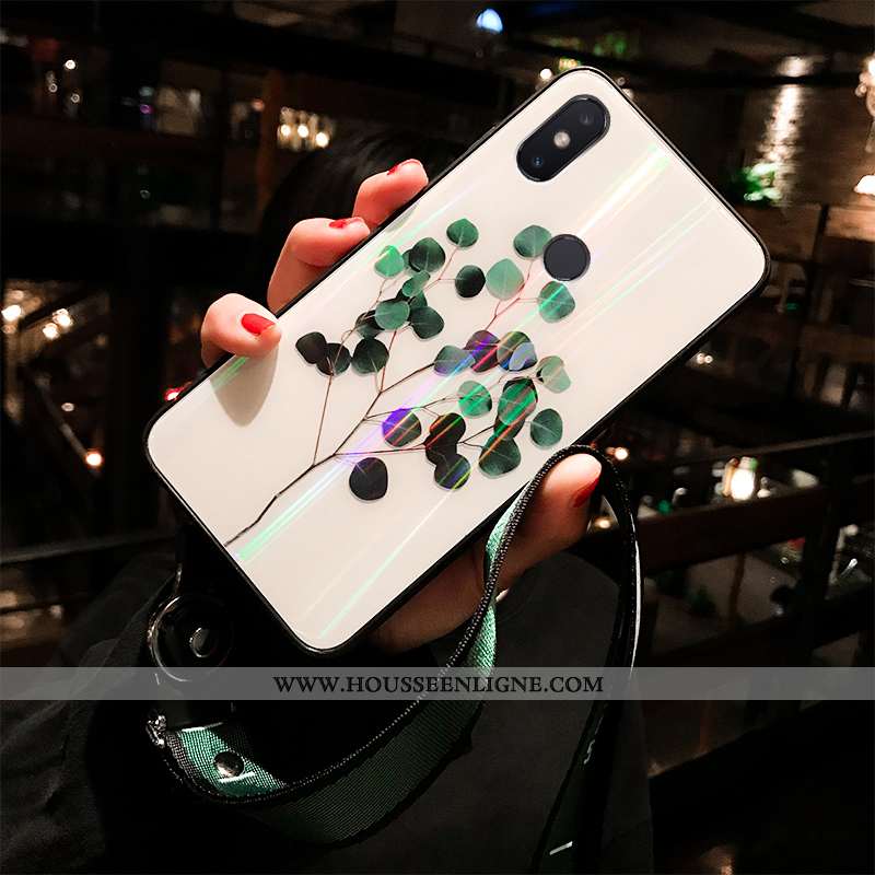 Housse Xiaomi Mi Max 3 Personnalité Créatif Incassable Étui Coque Tendance Frais Blanche
