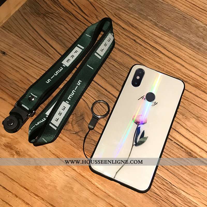 Housse Xiaomi Mi Max 3 Personnalité Créatif Incassable Étui Coque Tendance Frais Blanche