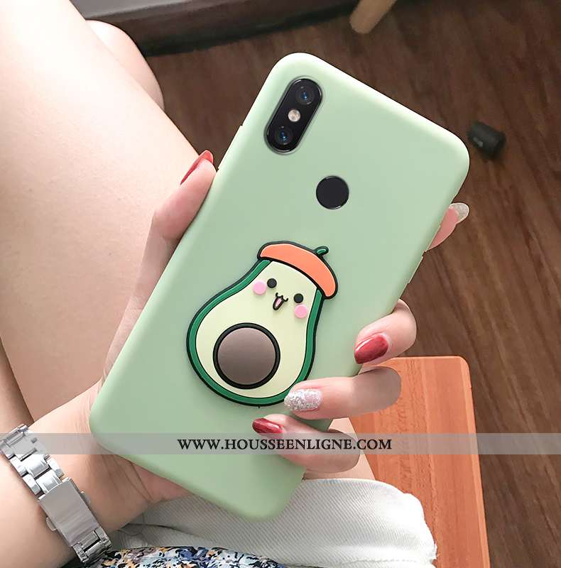 Housse Xiaomi Mi Max 3 Personnalité Créatif Vent Charmant Coque Dimensionnel Tendance Jaune