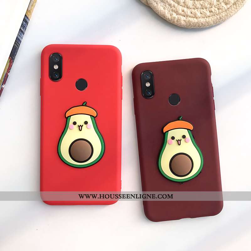 Housse Xiaomi Mi Max 3 Personnalité Créatif Vent Charmant Coque Dimensionnel Tendance Jaune