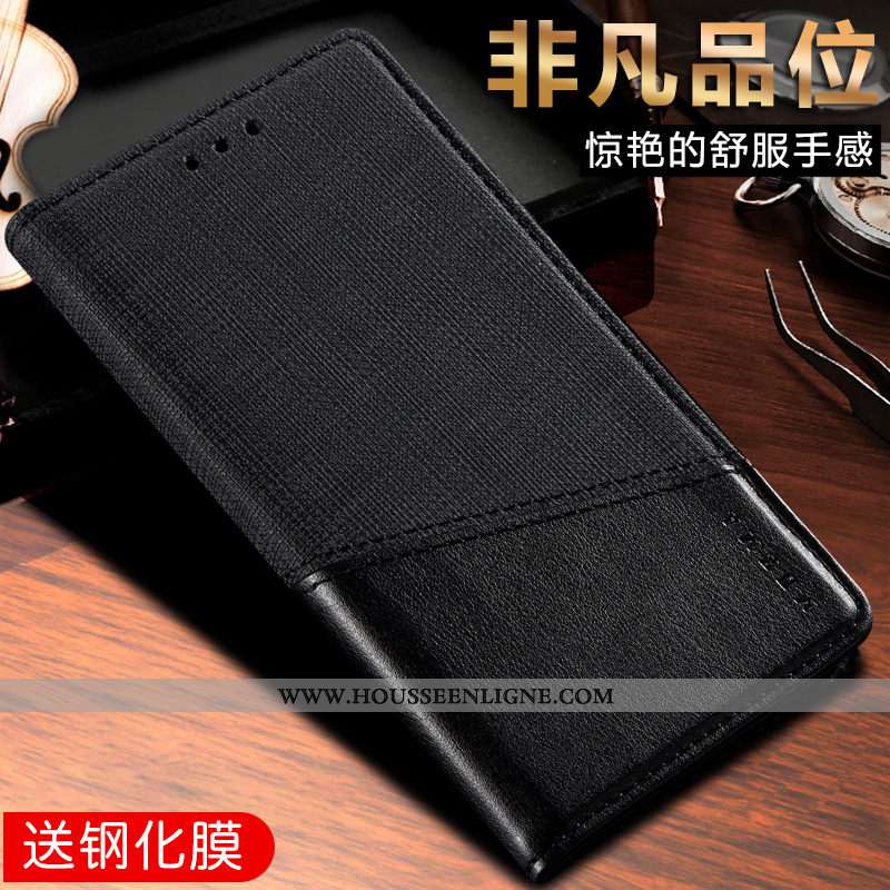 Housse Xiaomi Mi Max 3 Protection Cuir Téléphone Portable Coque Petit Étui Noir