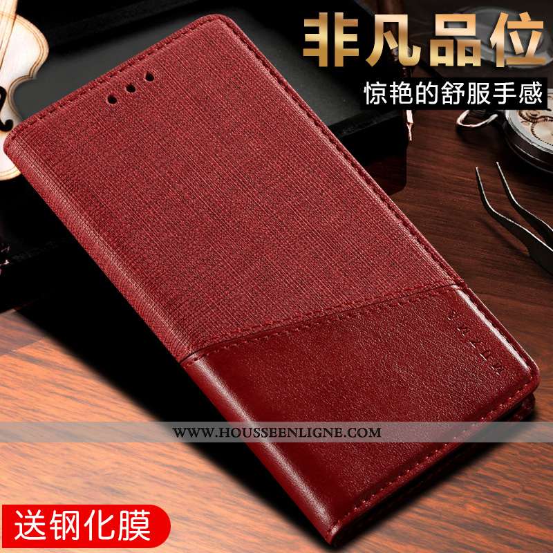 Housse Xiaomi Mi Max 3 Protection Cuir Téléphone Portable Coque Petit Étui Noir