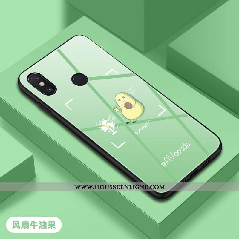 Housse Xiaomi Mi Max 3 Protection Verre Incassable Téléphone Portable Difficile Tendance Frais Verte