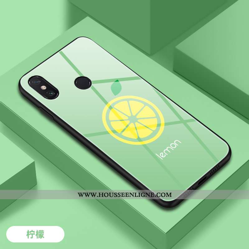 Housse Xiaomi Mi Max 3 Protection Verre Incassable Téléphone Portable Difficile Tendance Frais Verte