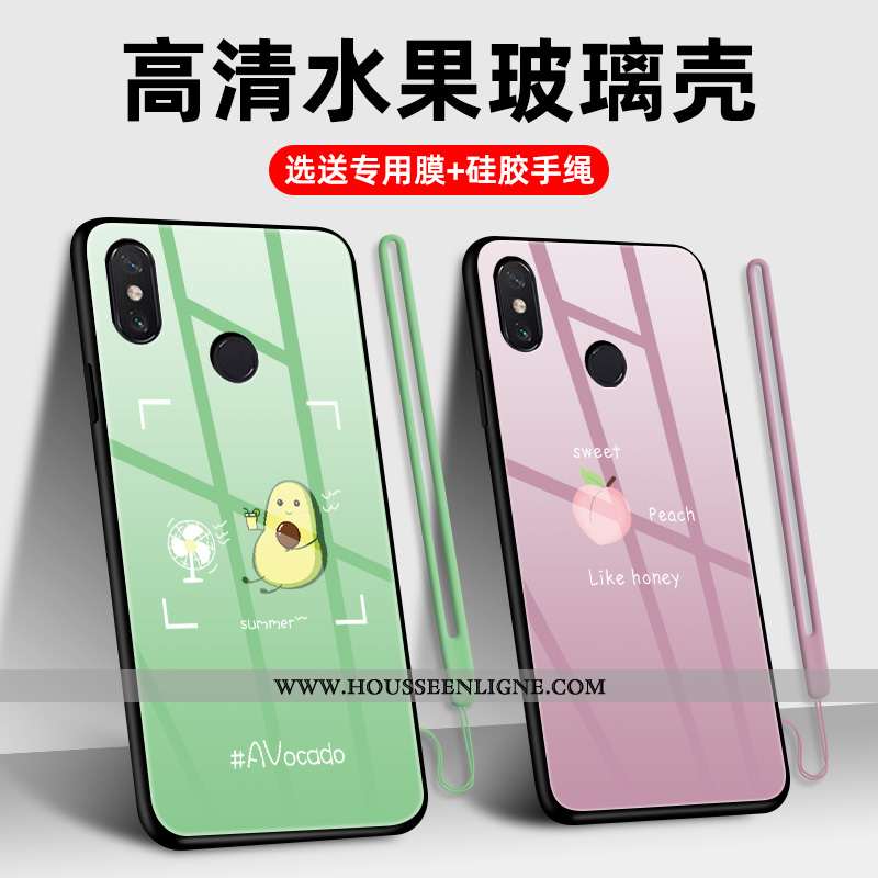 Housse Xiaomi Mi Max 3 Protection Verre Incassable Téléphone Portable Difficile Tendance Frais Verte
