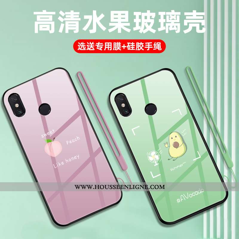 Housse Xiaomi Mi Max 3 Protection Verre Incassable Téléphone Portable Difficile Tendance Frais Verte