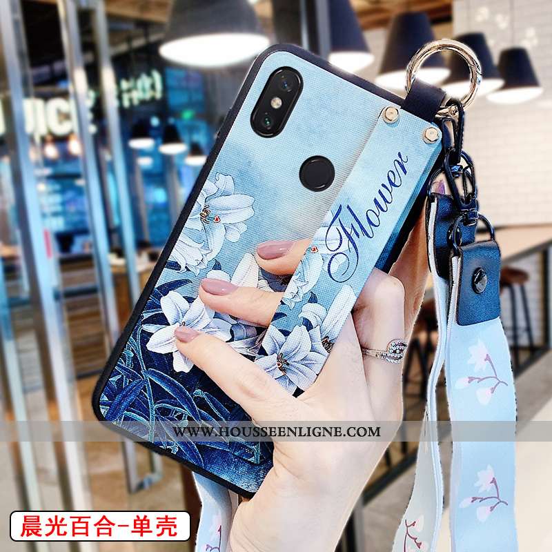 Housse Xiaomi Mi Max 3 Silicone Protection Petit Nouveau Coque Étui Bleu