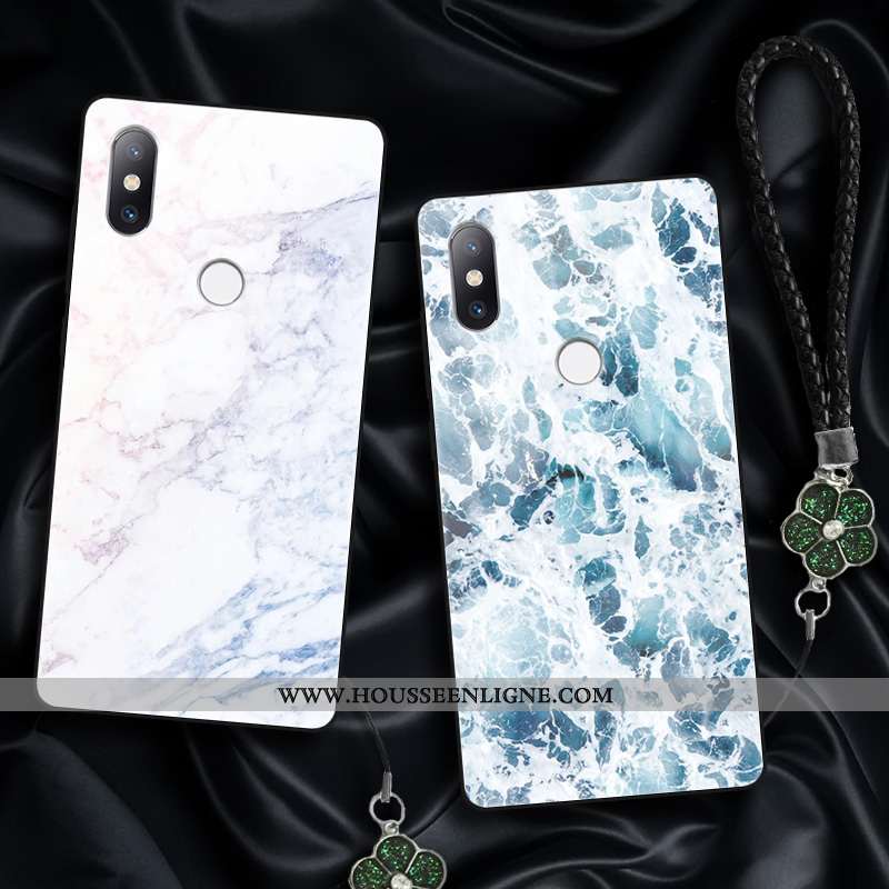 Housse Xiaomi Mi Max 3 Tendance Fluide Doux Net Rouge Délavé En Daim Étui Petit Personnalité Rose