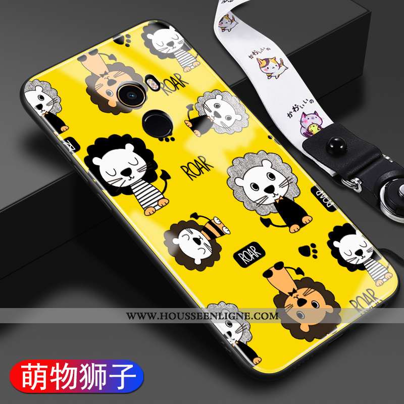Housse Xiaomi Mi Mix 2 Charmant Protection Tout Compris Amoureux Coque Dessin Animé Étui Verte