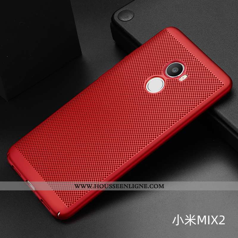 Housse Xiaomi Mi Mix 2 Délavé En Daim Légère Petit Respirant Téléphone Portable Refroidissement Diff