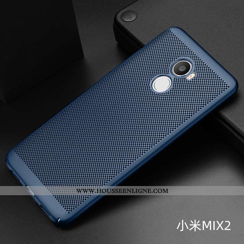 Housse Xiaomi Mi Mix 2 Délavé En Daim Légère Petit Respirant Téléphone Portable Refroidissement Diff
