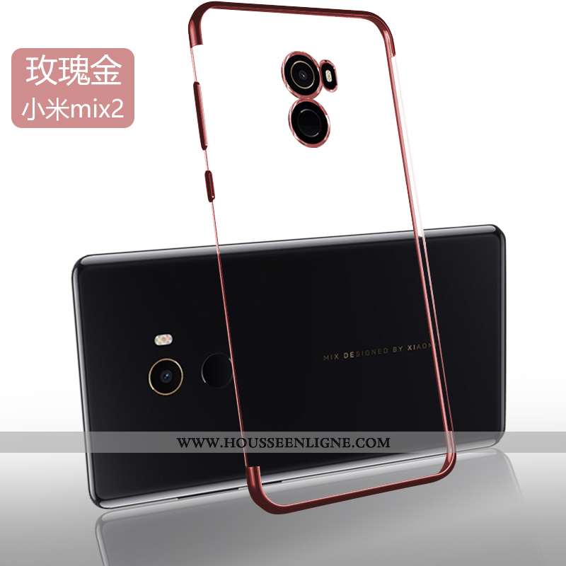 Housse Xiaomi Mi Mix 2 Légère Fluide Doux Tendance Silicone Nouveau Protection Ultra Doré