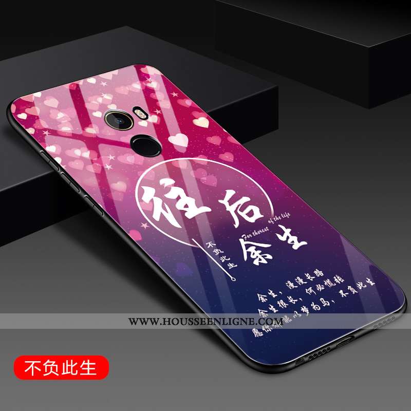 Housse Xiaomi Mi Mix 2 Silicone Protection Téléphone Portable Coque Fluide Doux Étui Noir
