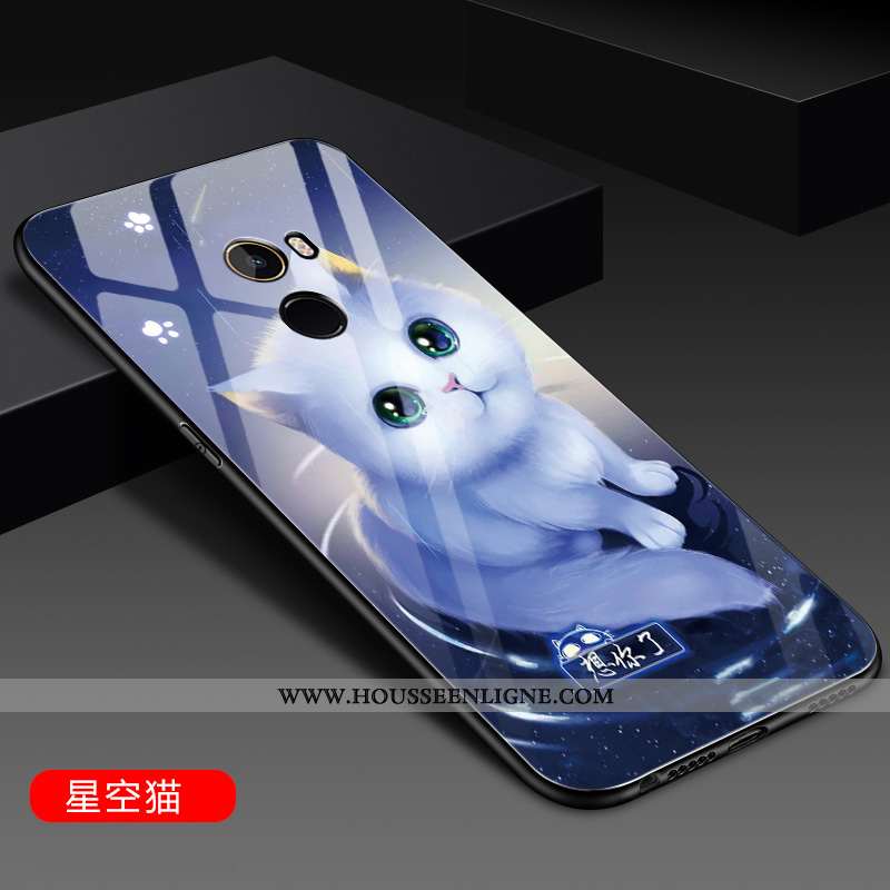 Housse Xiaomi Mi Mix 2 Silicone Protection Téléphone Portable Coque Fluide Doux Étui Noir