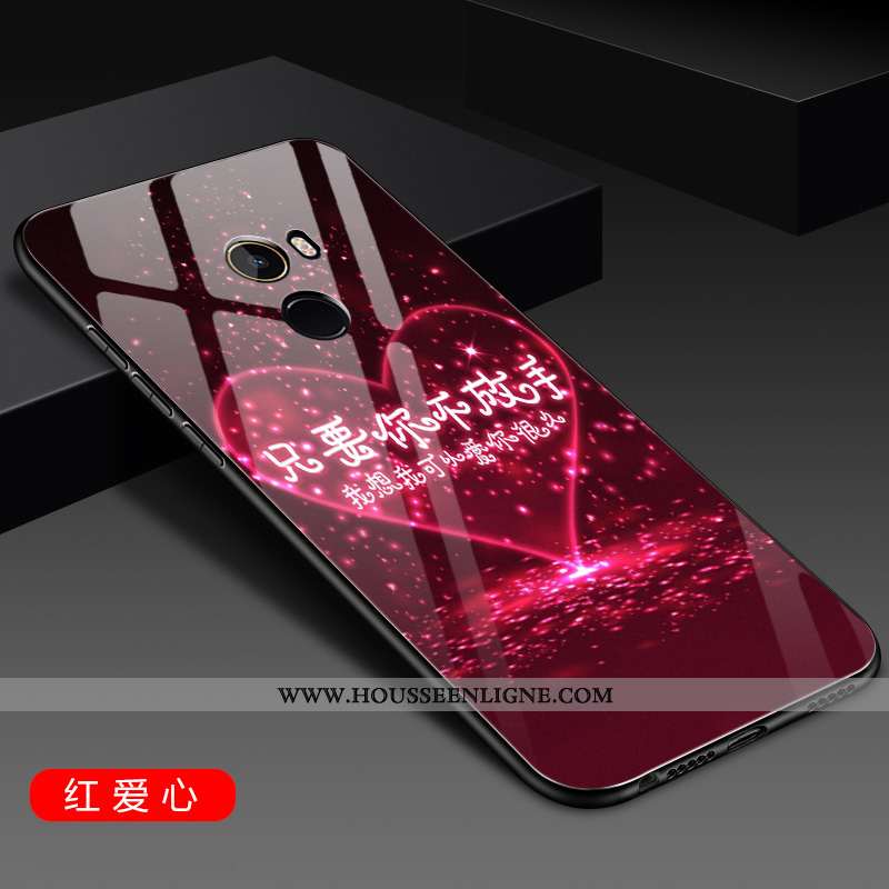 Housse Xiaomi Mi Mix 2 Silicone Protection Téléphone Portable Coque Fluide Doux Étui Noir