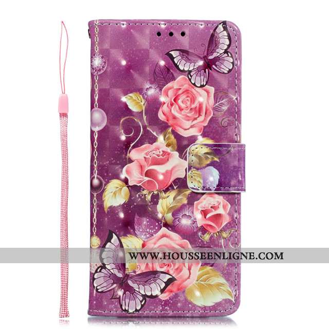 Housse Xiaomi Mi Mix 2s Cuir Dessin Animé Bleu Incassable Téléphone Portable Petit Coque