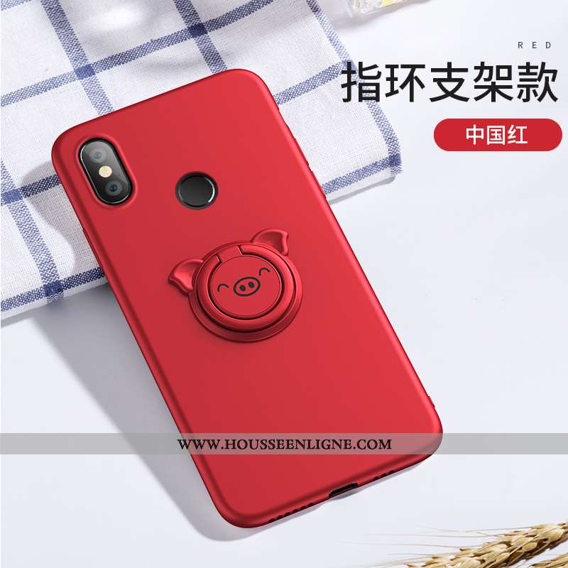 Housse Xiaomi Mi Mix 2s Dessin Animé Charmant Tout Compris Silicone Mignonne Vert Étui Verte
