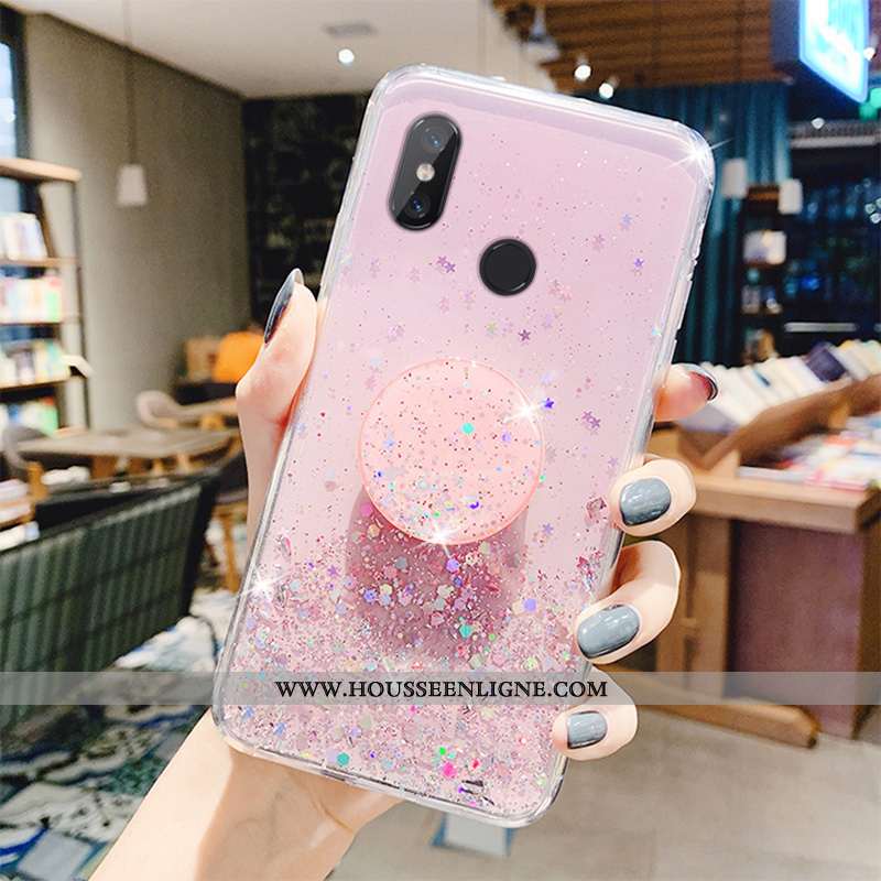 Housse Xiaomi Mi Mix 2s Protection Transparent Fluide Doux Net Rouge Créatif Incassable Dessin Animé