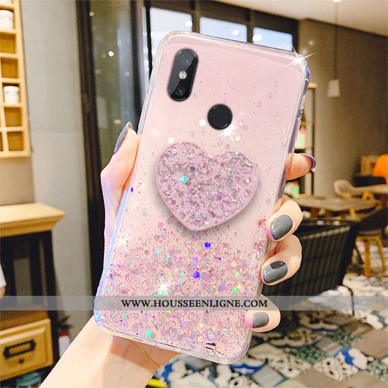 Housse Xiaomi Mi Mix 2s Protection Transparent Fluide Doux Net Rouge Créatif Incassable Dessin Animé