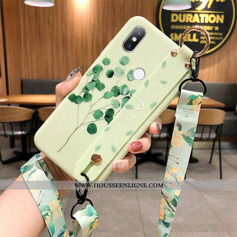 Housse Xiaomi Mi Mix 2s Silicone Protection Ornements Suspendus Blanc Délavé En Daim Support Tout Co