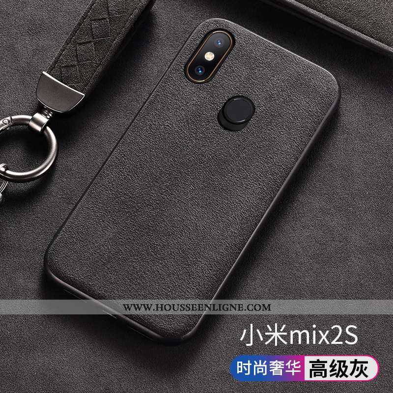 Housse Xiaomi Mi Mix 2s Silicone Protection Tout Compris Étui Europe Orange Daim Fourrure