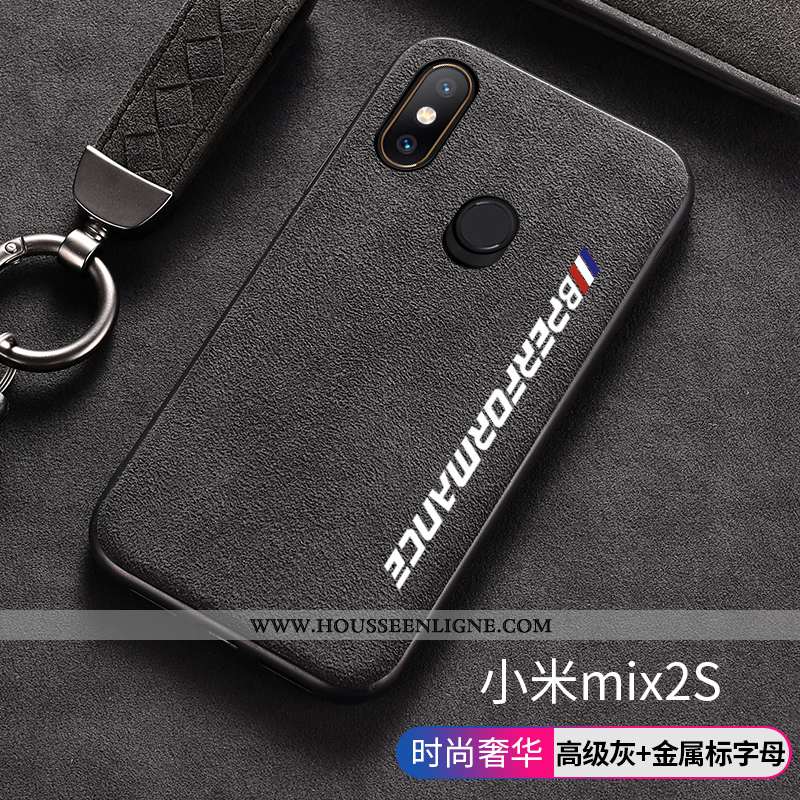 Housse Xiaomi Mi Mix 2s Silicone Protection Tout Compris Étui Europe Orange Daim Fourrure