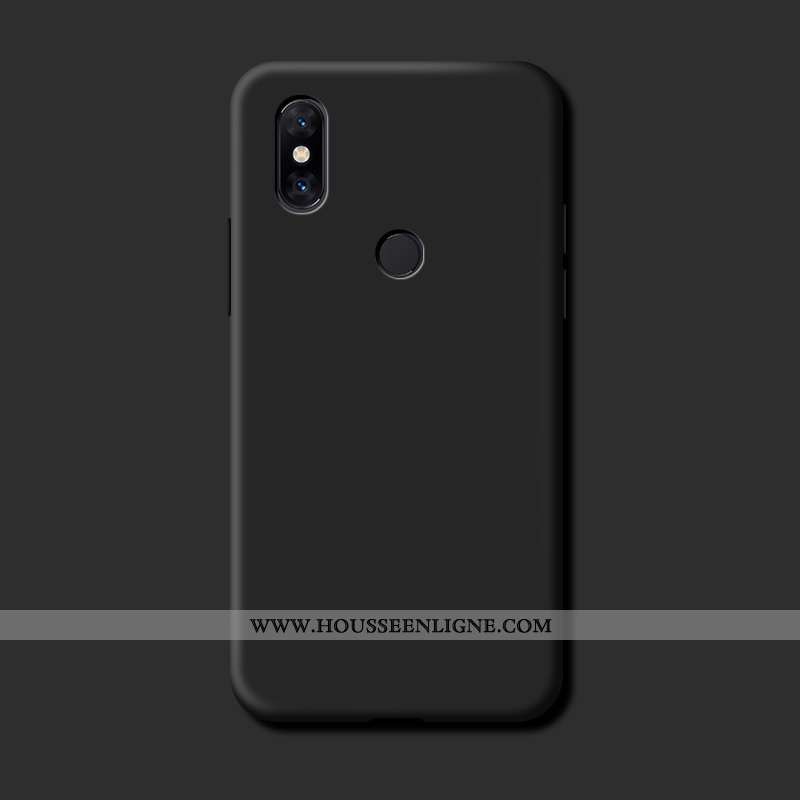 Housse Xiaomi Mi Mix 3 Créatif Tendance Incassable Silicone Nouveau Étui Transparent Rose