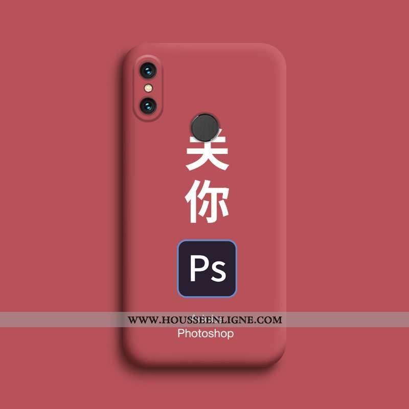 Housse Xiaomi Mi Mix 3 Créatif Ultra Personnalité Tout Compris Silicone Coque Légère Rouge