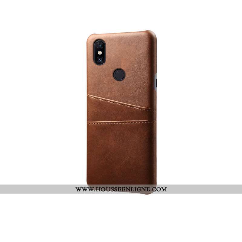 Housse Xiaomi Mi Mix 3 Cuir Protection Incassable Téléphone Portable Jaune Qualité Petit