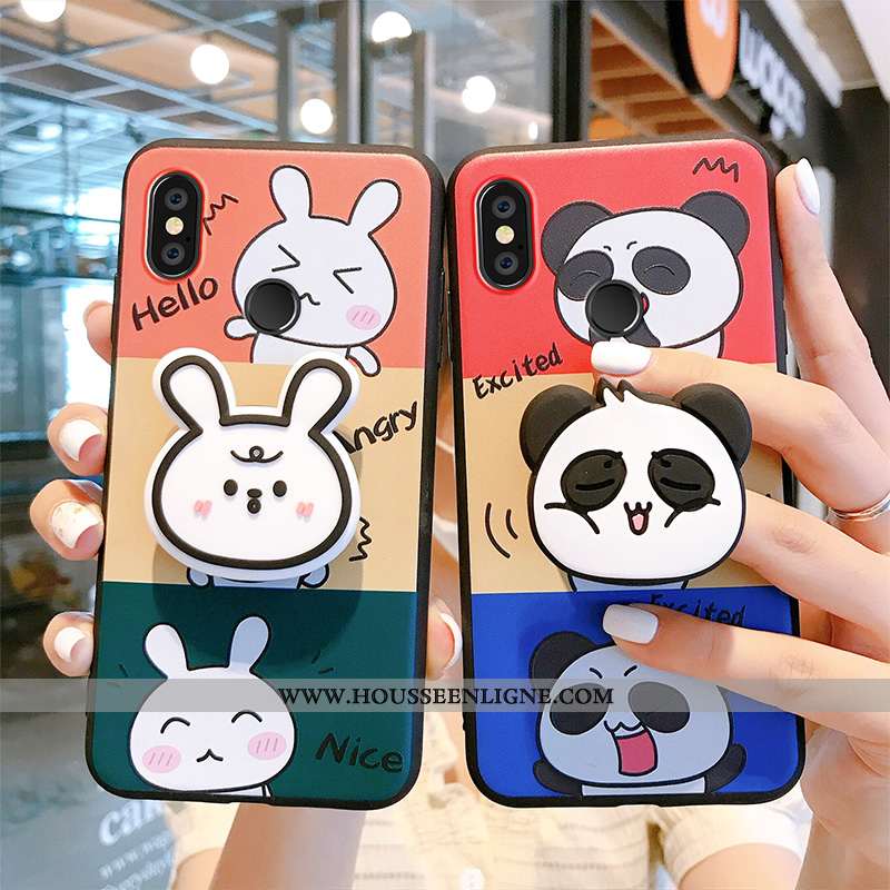 Housse Xiaomi Mi Mix 3 Dessin Animé Charmant Tout Compris Étui Nouveau Net Rouge Personnalité Rose