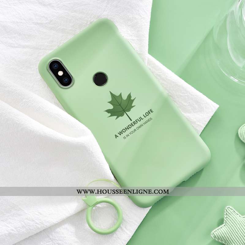 Housse Xiaomi Mi Mix 3 Protection Légère Étui Simple Légères Jeunesse Nouveau Verte