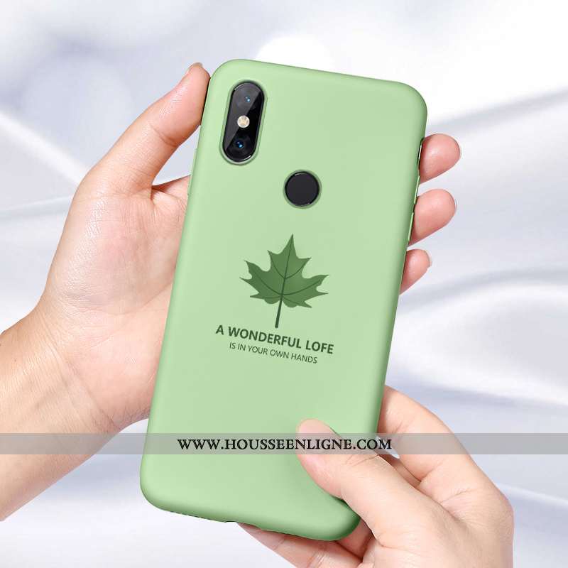 Housse Xiaomi Mi Mix 3 Protection Légère Étui Simple Légères Jeunesse Nouveau Verte