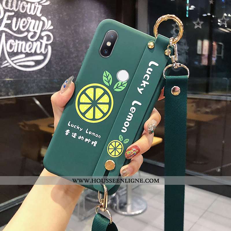 Housse Xiaomi Mi Mix 3 Silicone Protection Support Vert Chanceux Petit Incassable Verte