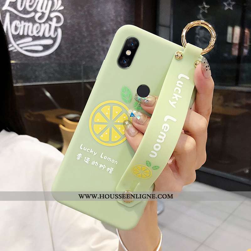 Housse Xiaomi Mi Mix 3 Silicone Protection Support Vert Chanceux Petit Incassable Verte