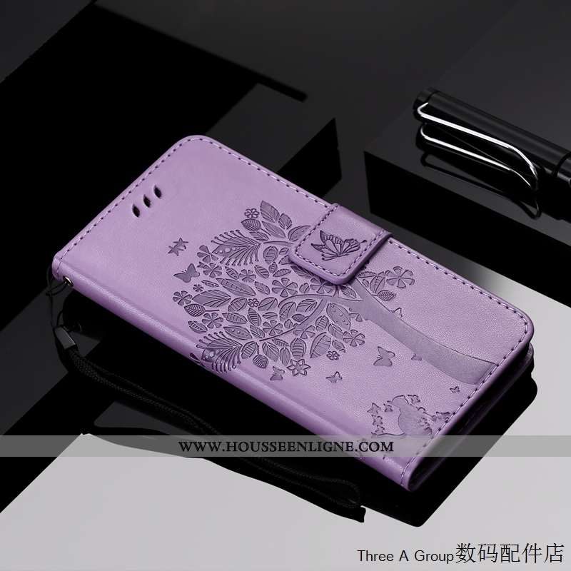 Housse Xiaomi Mi Note 10 Charmant Cuir Étui Téléphone Portable Petit Rose Incassable