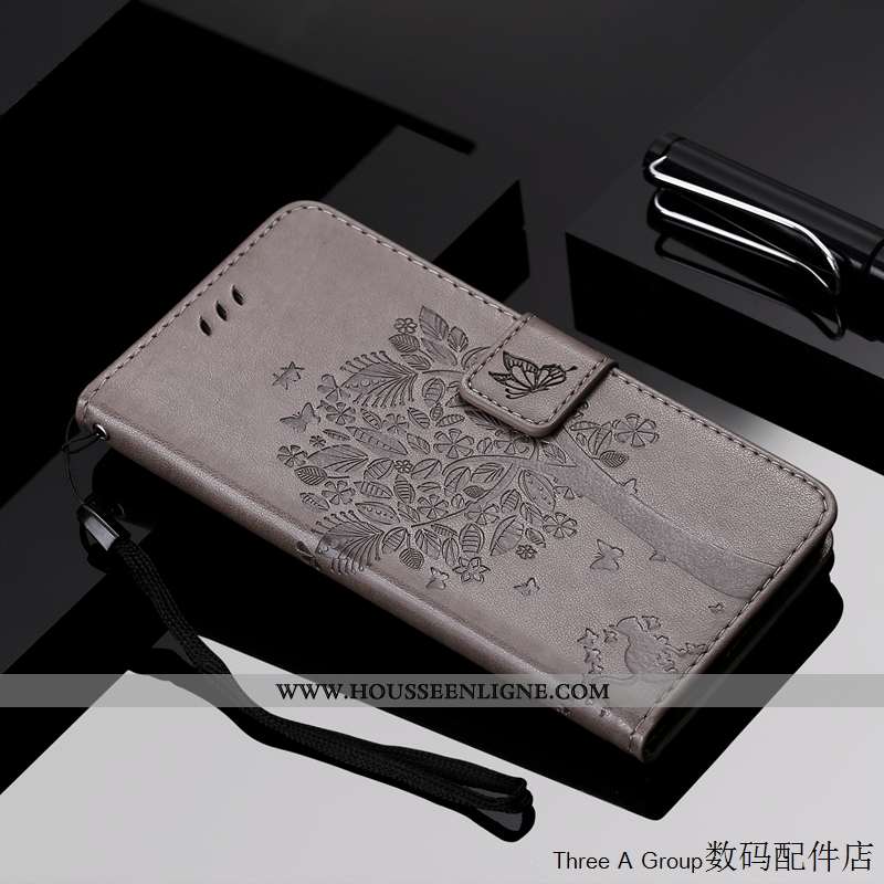 Housse Xiaomi Mi Note 10 Charmant Cuir Étui Téléphone Portable Petit Rose Incassable