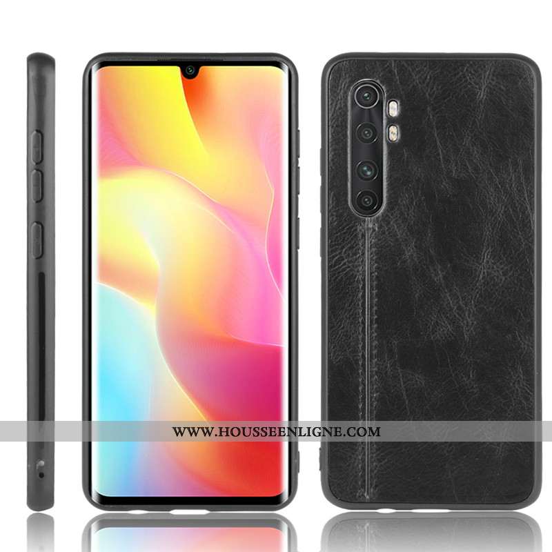 Housse Xiaomi Mi Note 10 Lite Cuir Modèle Fleurie Petit Jeunesse Étui Rouge Téléphone Portable