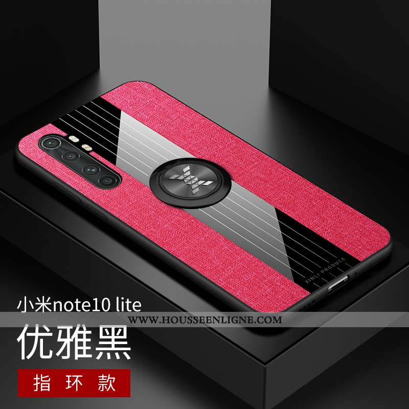 Housse Xiaomi Mi Note 10 Lite Silicone Protection Délavé En Daim Incassable Petit Modèle Fleurie Étu
