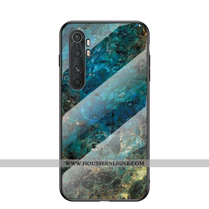 Housse Xiaomi Mi Note 10 Lite Verre Personnalité Téléphone Portable Étui Grand Protection Jeunesse V