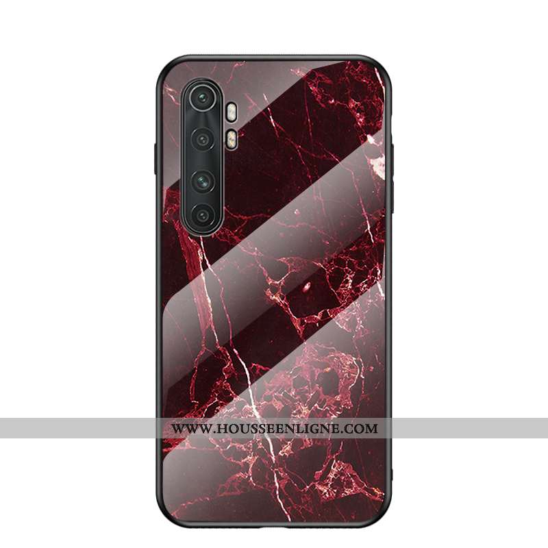 Housse Xiaomi Mi Note 10 Lite Verre Personnalité Téléphone Portable Étui Grand Protection Jeunesse V