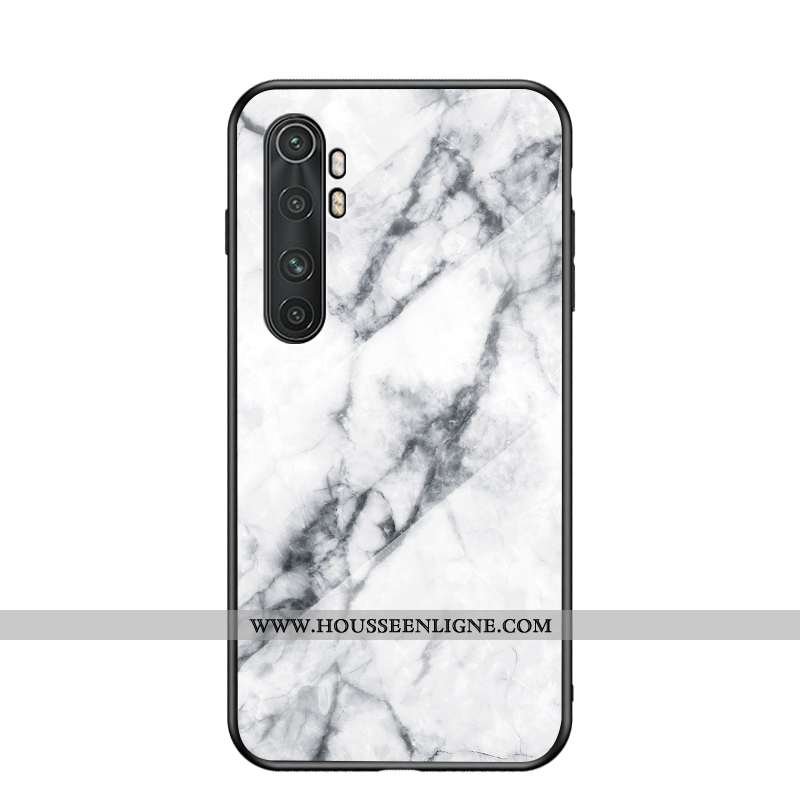 Housse Xiaomi Mi Note 10 Lite Verre Personnalité Téléphone Portable Étui Grand Protection Jeunesse V