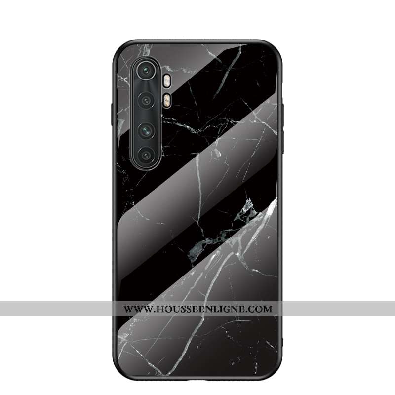 Housse Xiaomi Mi Note 10 Lite Verre Personnalité Téléphone Portable Étui Grand Protection Jeunesse V